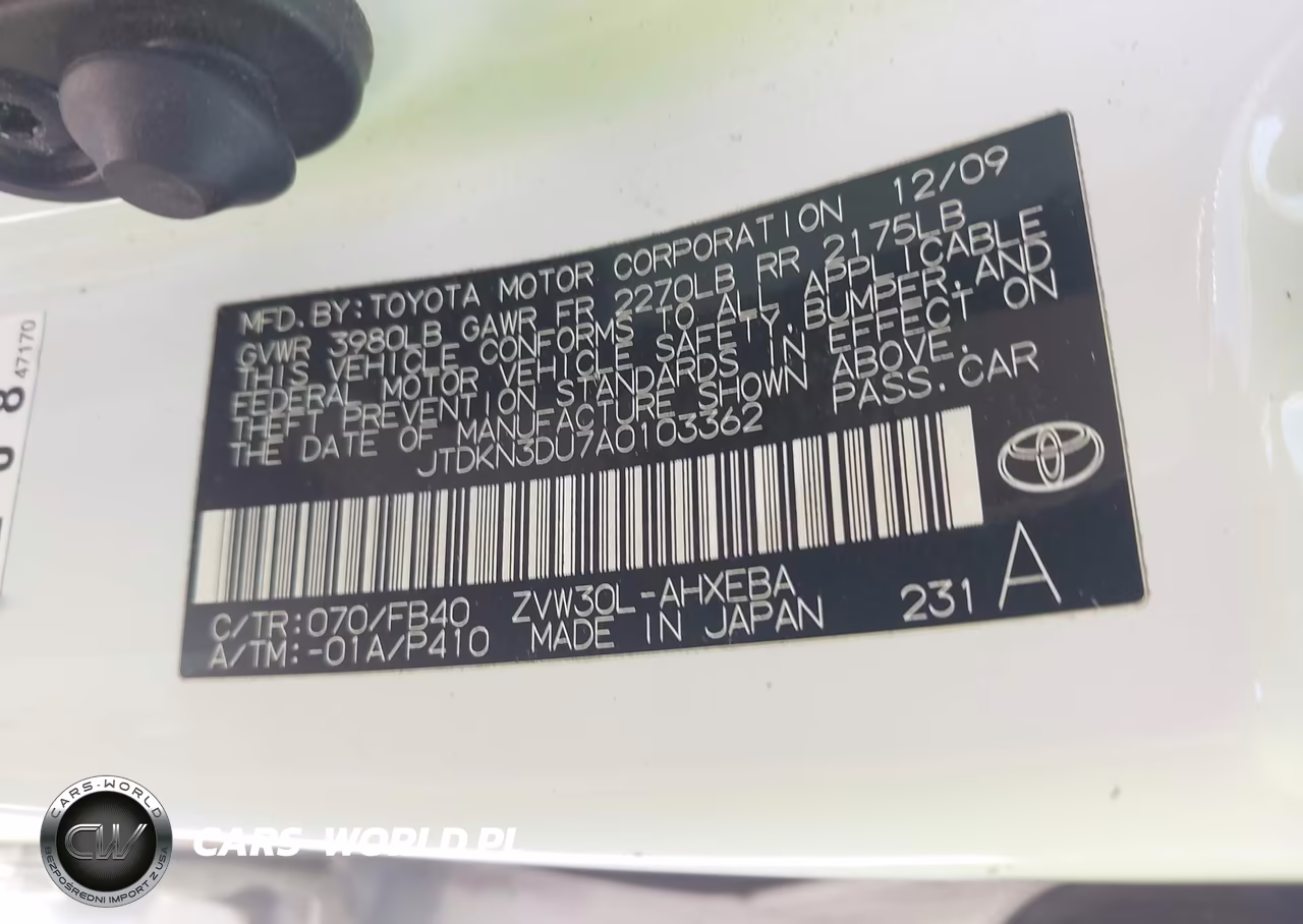 2010 Toyota Prius Iii VIN:JTDKN3DU7A0103362 - 9