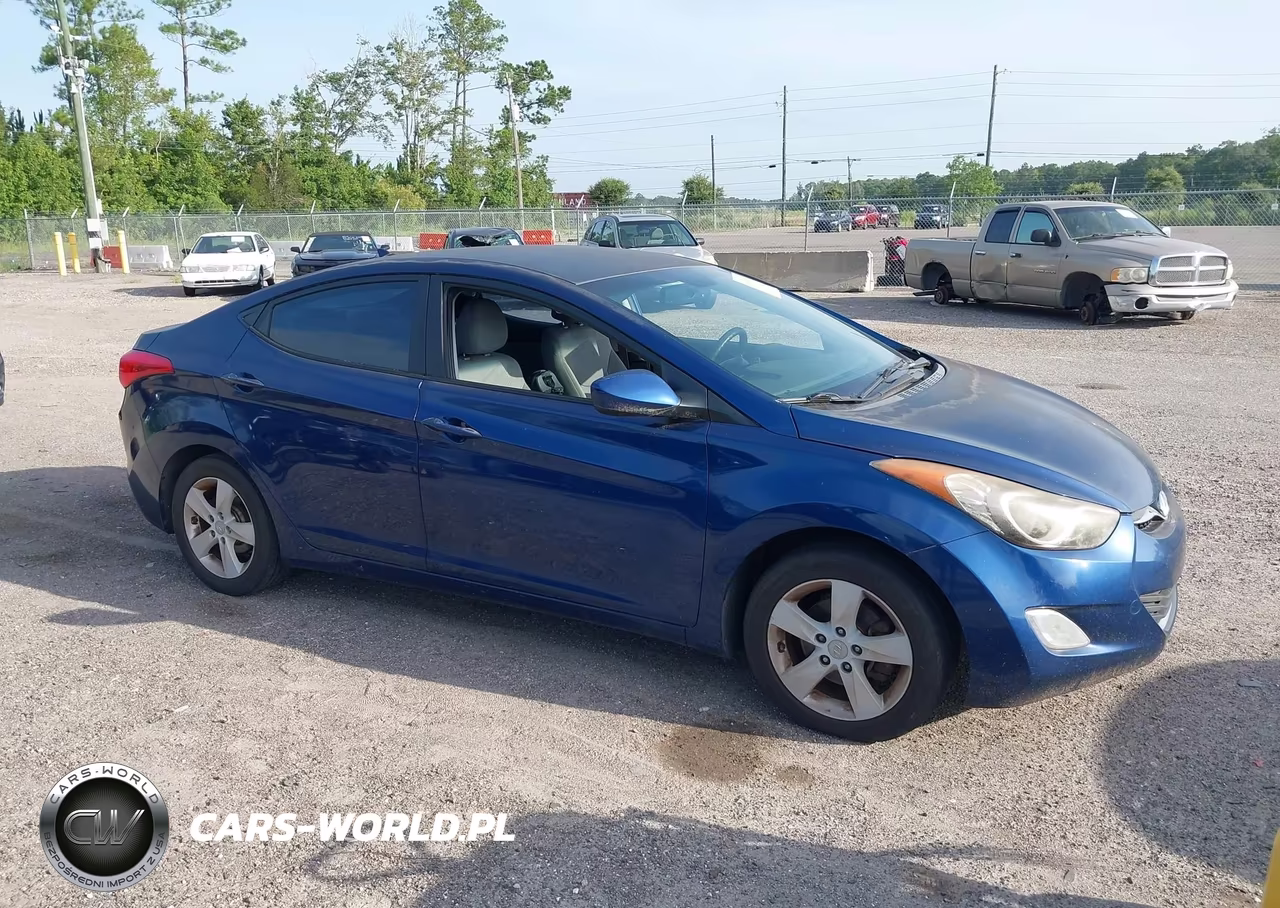 2013 Hyundai Elantra Gls VIN:KMHDH4AE6DU748659 - 1