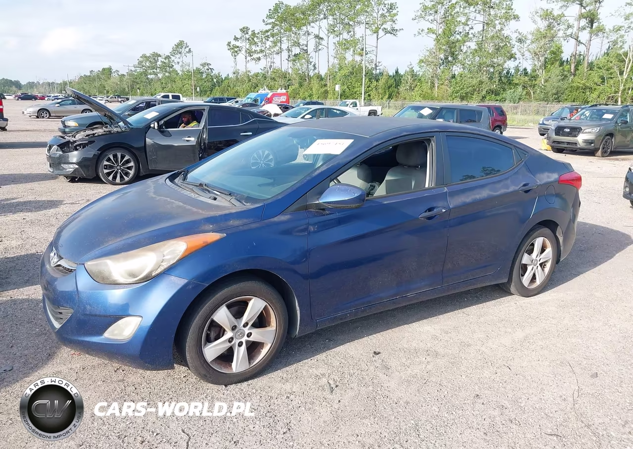 2013 Hyundai Elantra Gls VIN:KMHDH4AE6DU748659 - 2