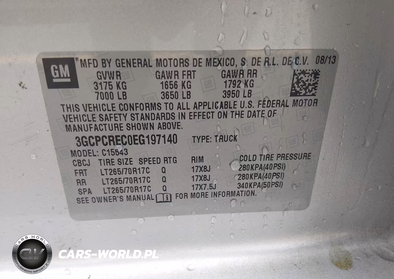 2014 Chevrolet Silverado 1500 Lt VIN:3GCPCREC0EG197140 - 9