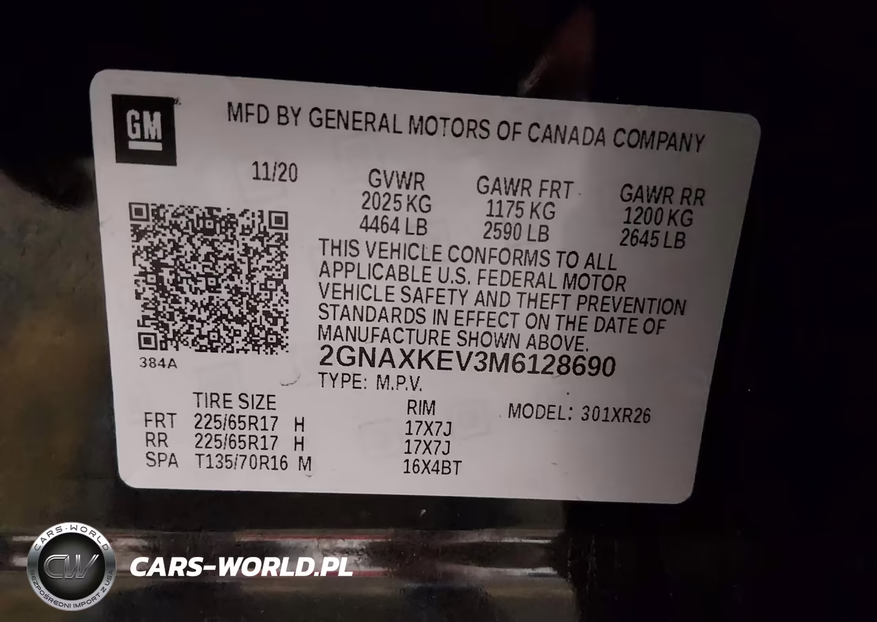 2021 Chevrolet Equinox Fwd Lt VIN:2GNAXKEV3M6128690 - 9