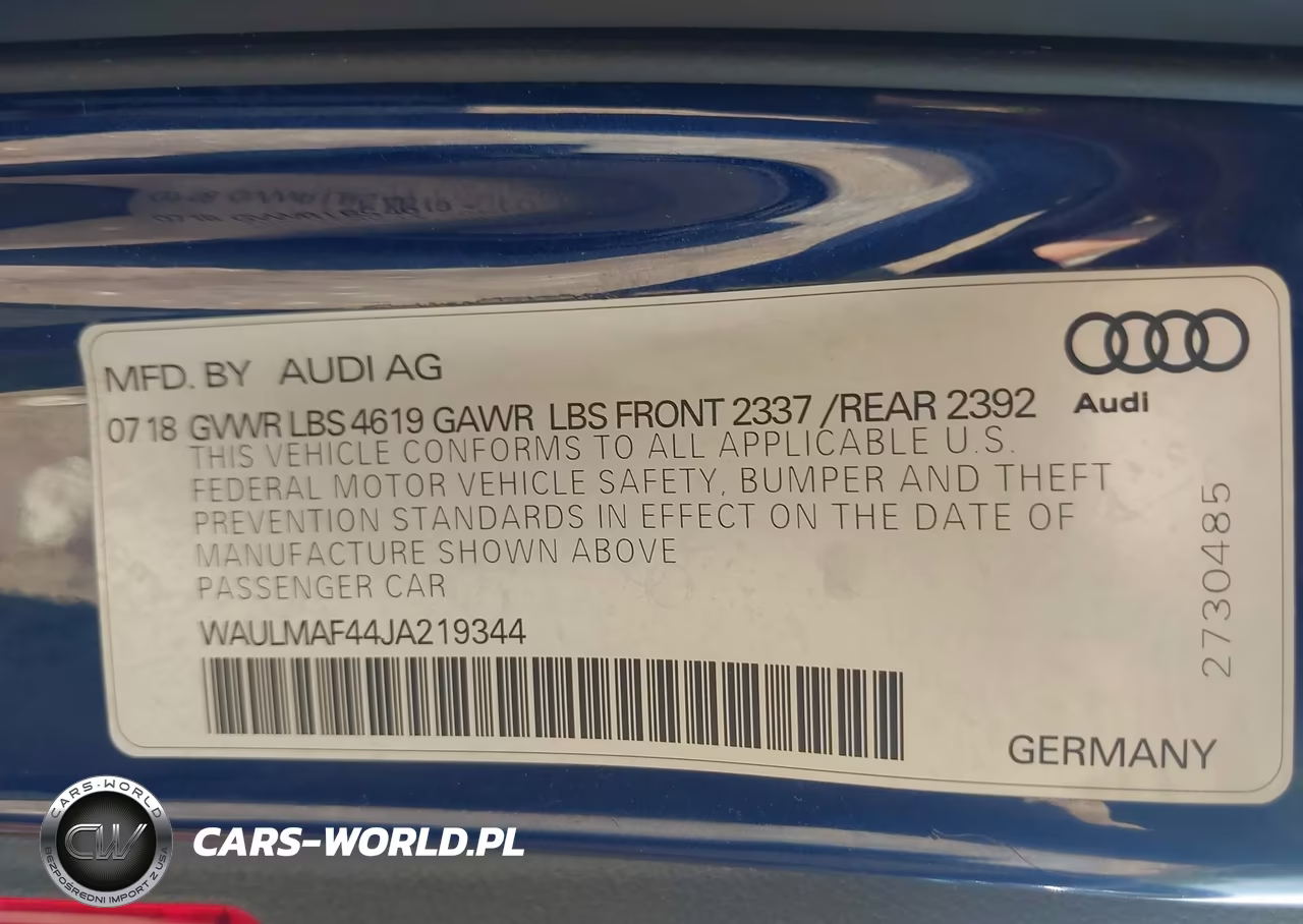 2018 Audi A4 2.0T Tech Ultra Premium-2.0T Ultra Premium VIN:WAULMAF44JA219344 - 9