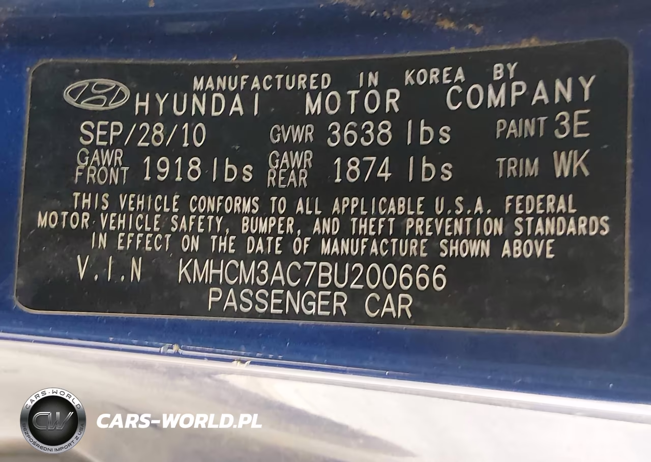 2011 Hyundai Accent Gl VIN:KMHCM3AC7BU200666 - 9