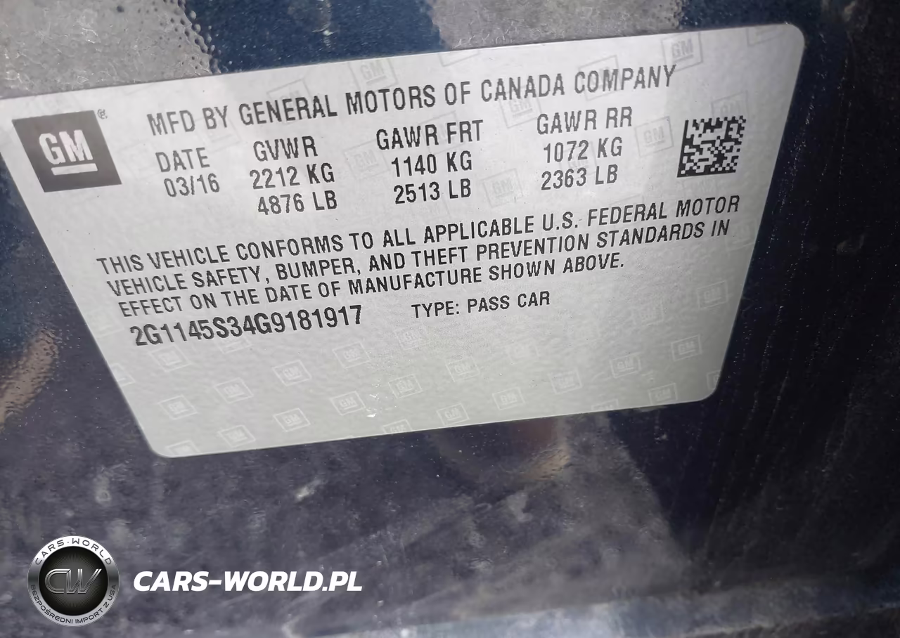 2016 Chevrolet Impala Ltz VIN:2G1145S34G9181917 - 9