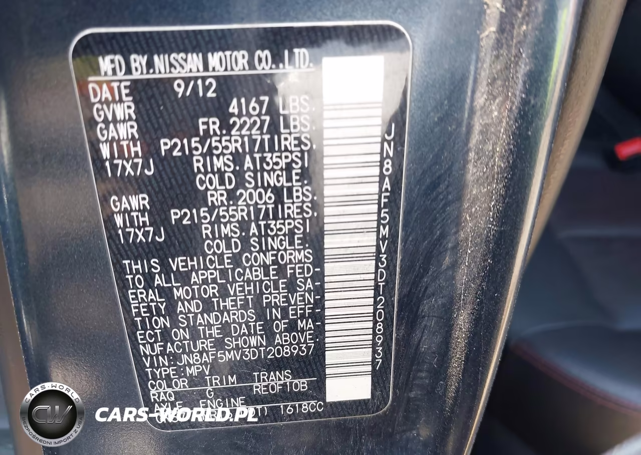 2013 Nissan Juke Sl VIN:JN8AF5MV3DT208937 - 9