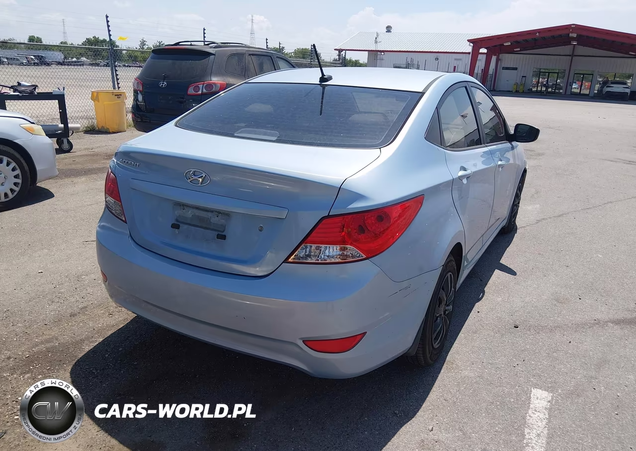 2012 Hyundai Accent Gls VIN:KMHCT4AE7CU229046 - 4