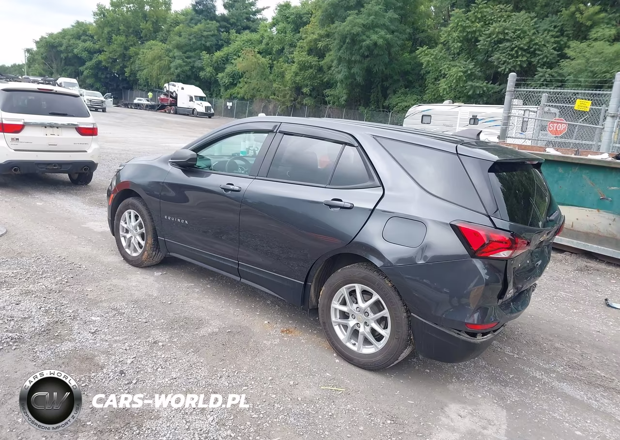 2022 Chevrolet Equinox Awd Ls VIN:3GNAXSEV1NS235806 - 3