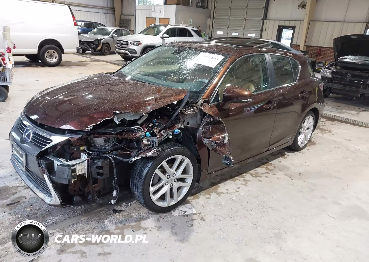 2017 Lexus Ct 200H VIN:JTHKD5BH4H2297558 - 2