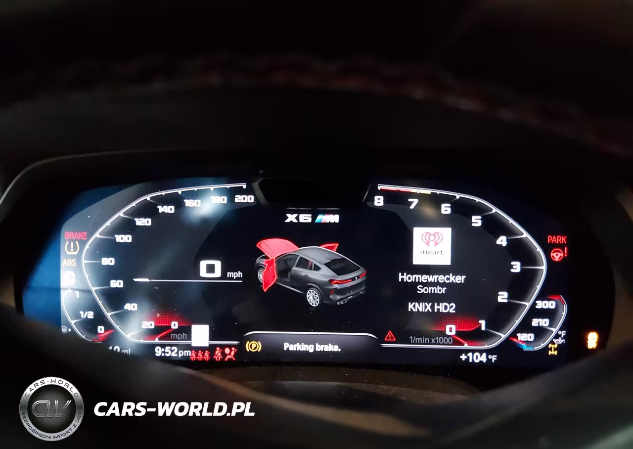 2023 BMW X6 M VIN:5YMCY0C09P9R75112 - 7