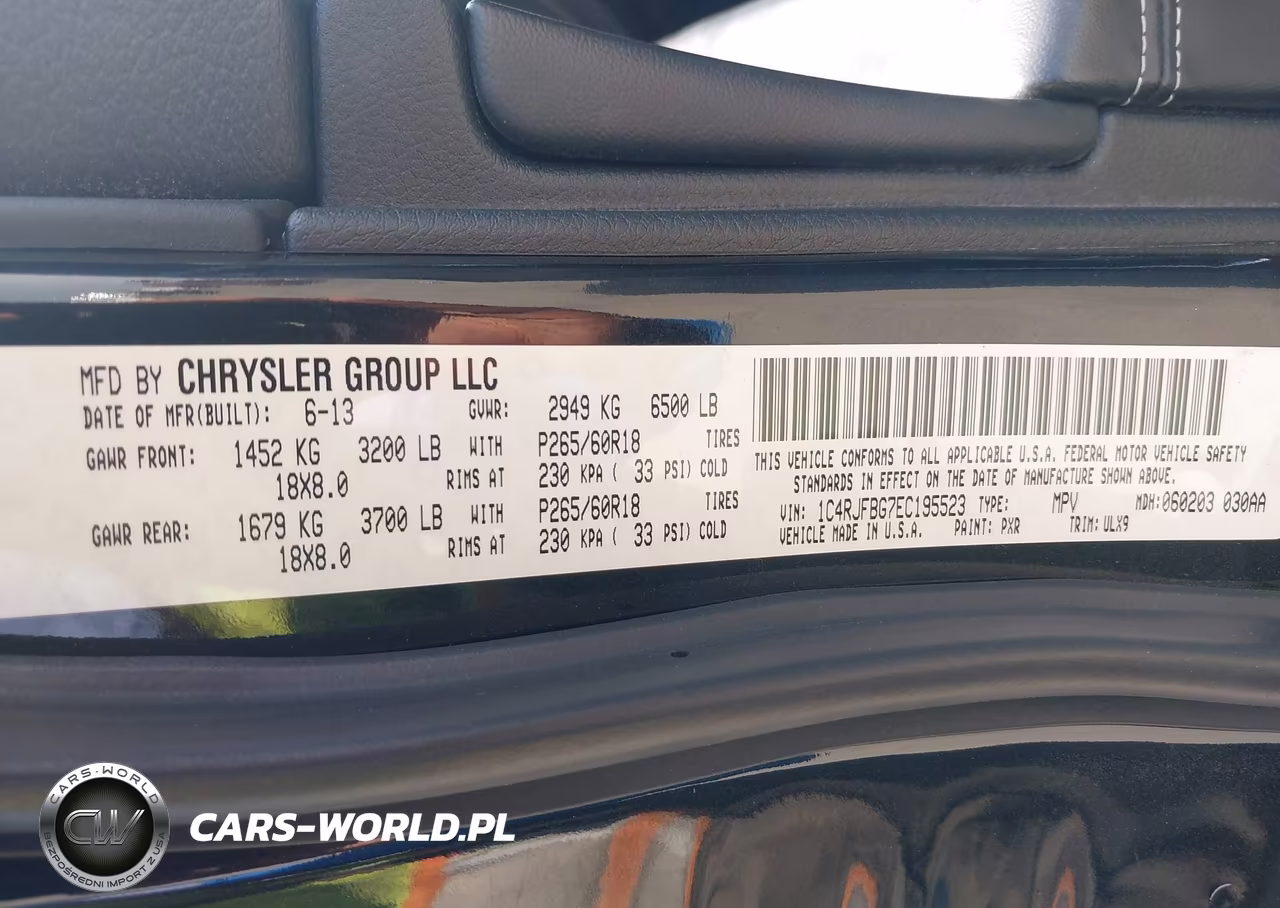 2014 Jeep Grand Cherokee Limited VIN:1C4RJFBG7EC195523 - 9