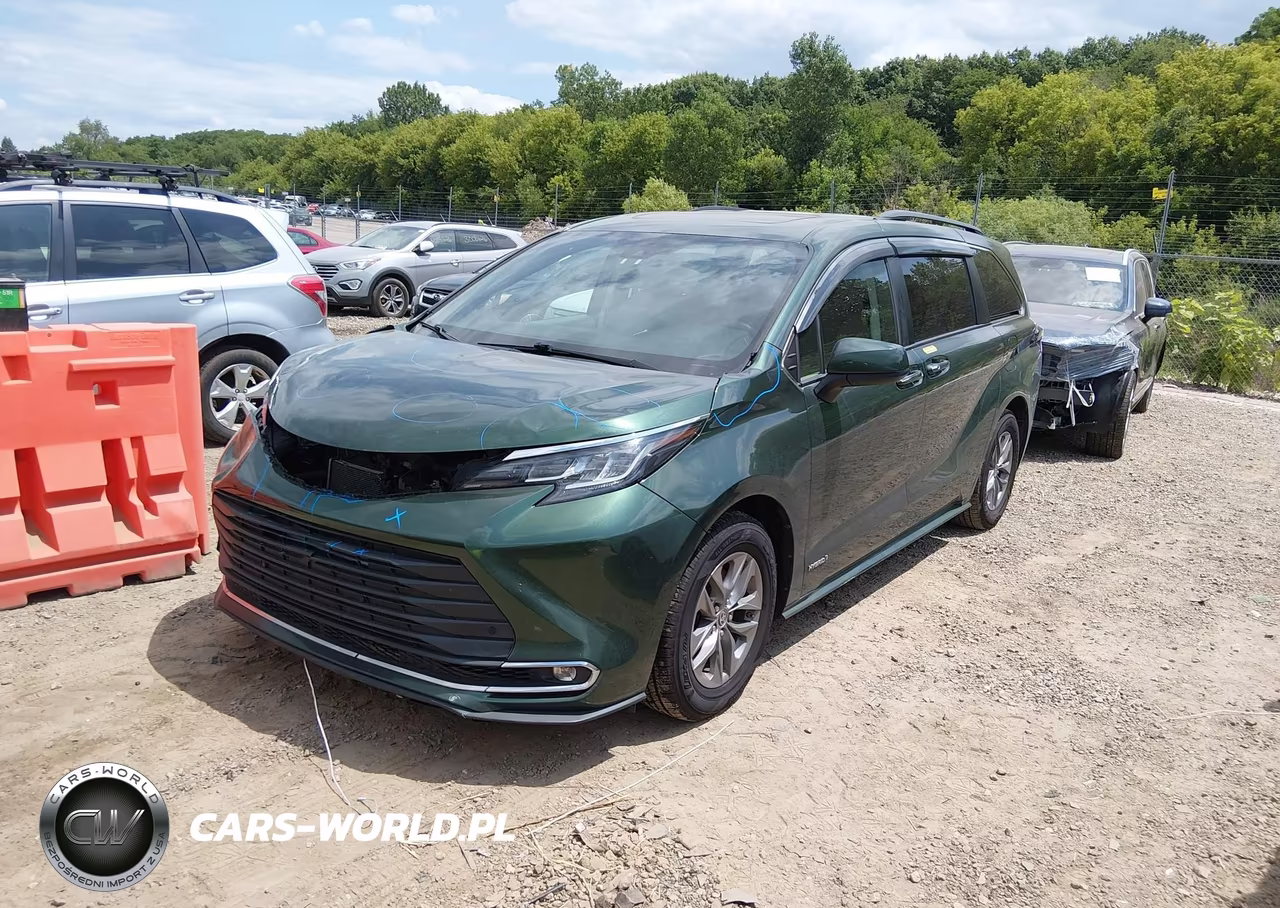 2021 Toyota Sienna Xle VIN:5TDJRKEC0MS071100 - 2