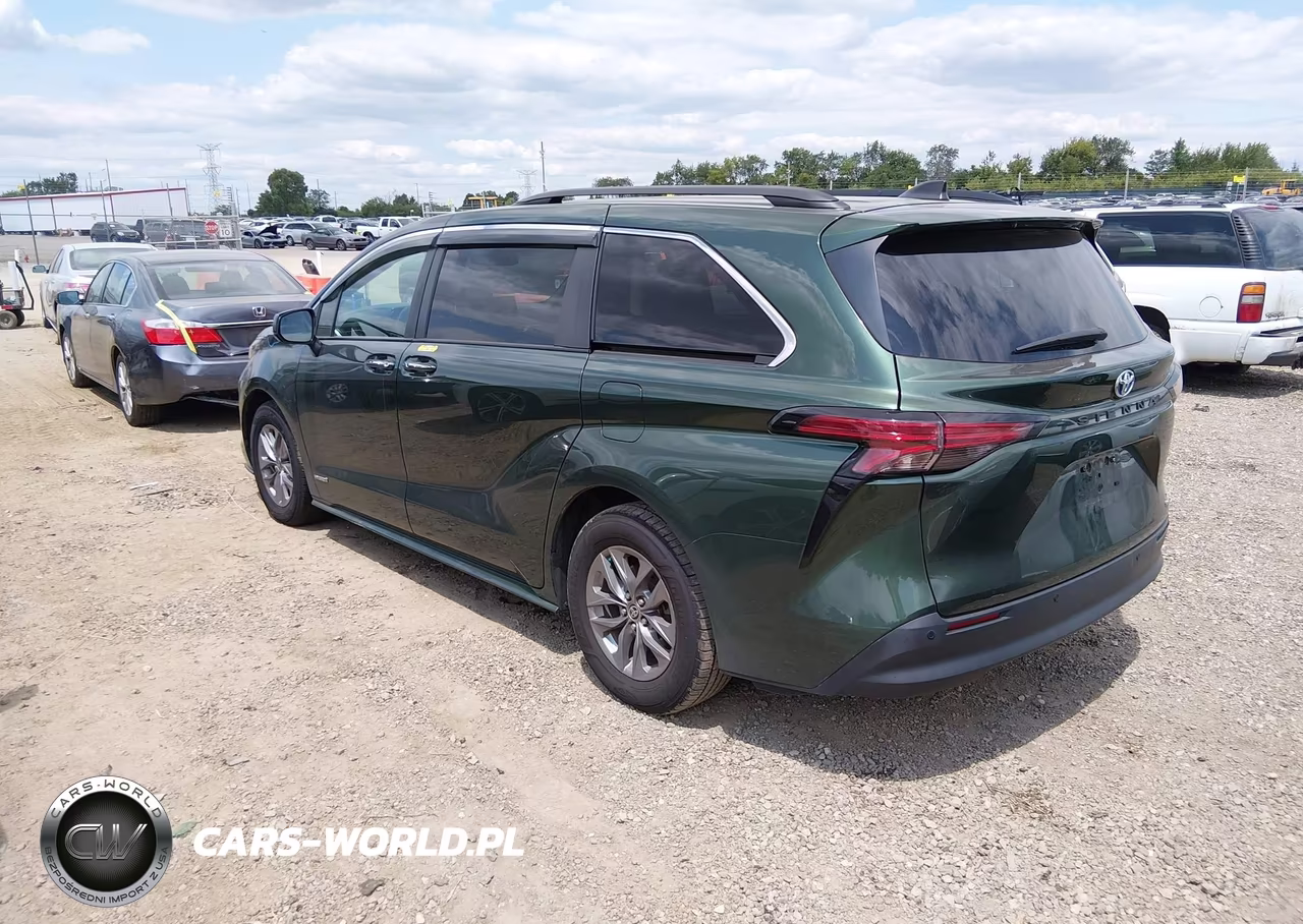 2021 Toyota Sienna Xle VIN:5TDJRKEC0MS071100 - 3