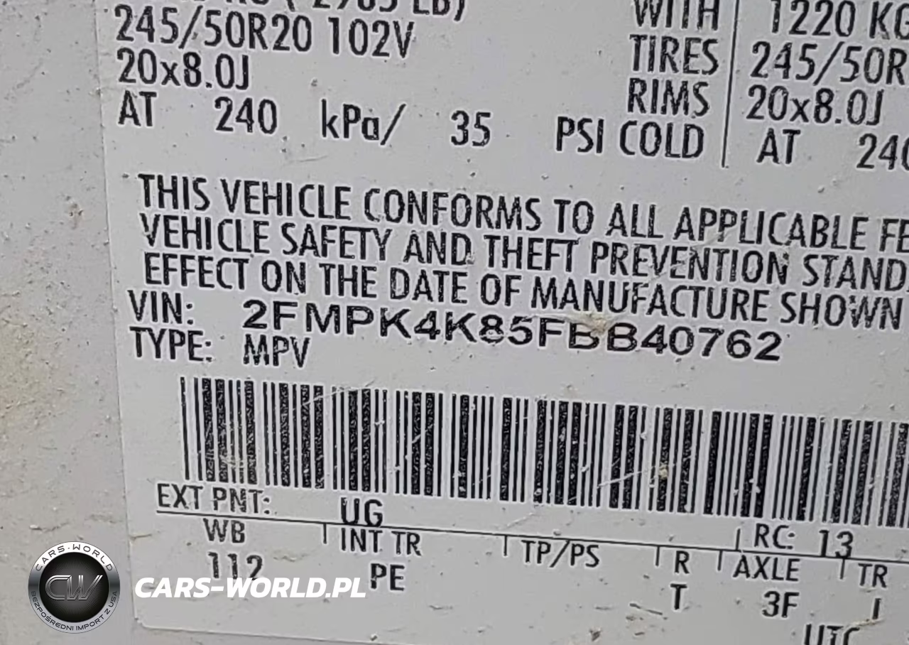 2015 Ford Edge Titanium VIN:2FMPK4K85FBB40762 - 9