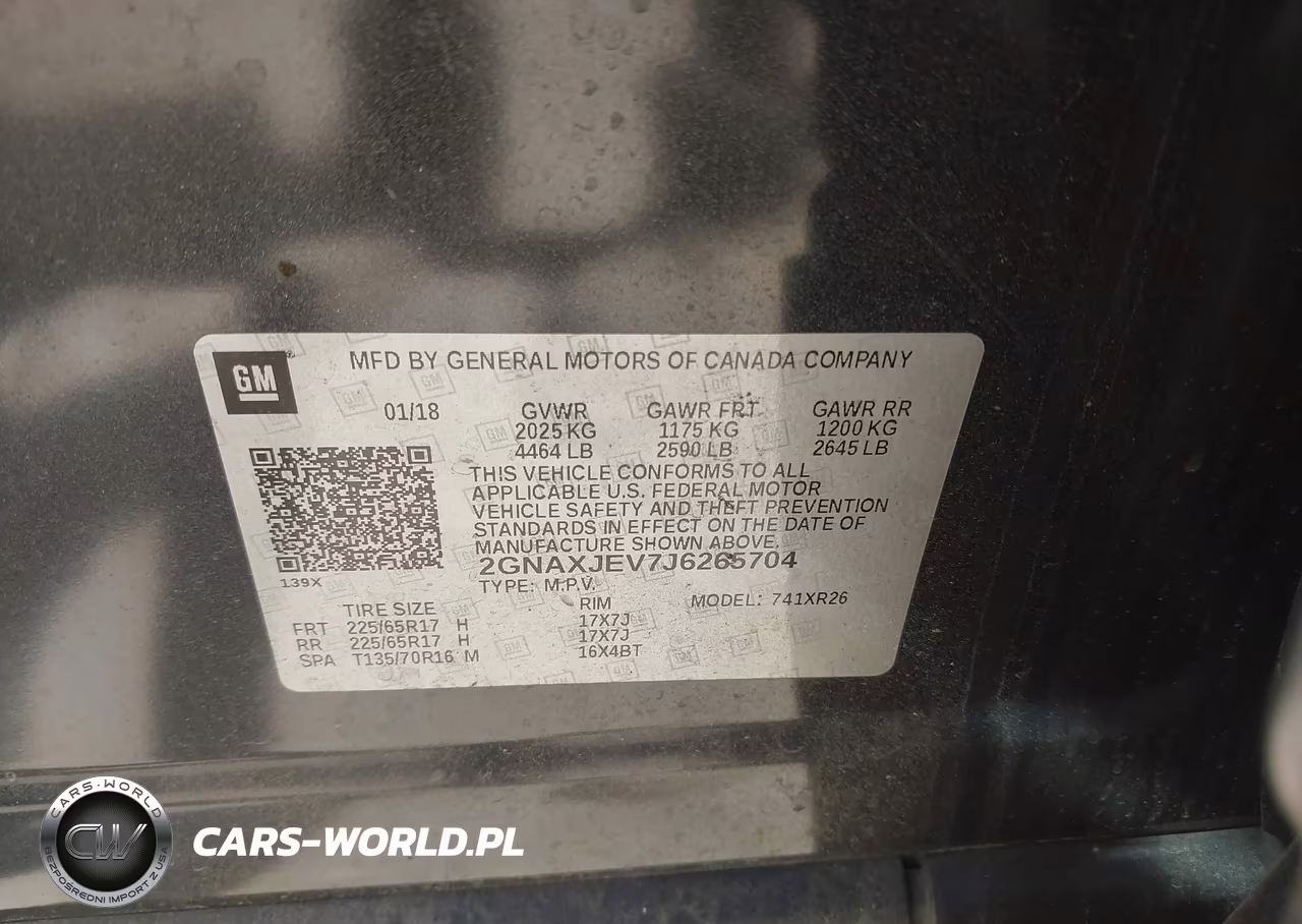 2018 Chevrolet Equinox Lt VIN:2GNAXJEV7J6265704 - 9