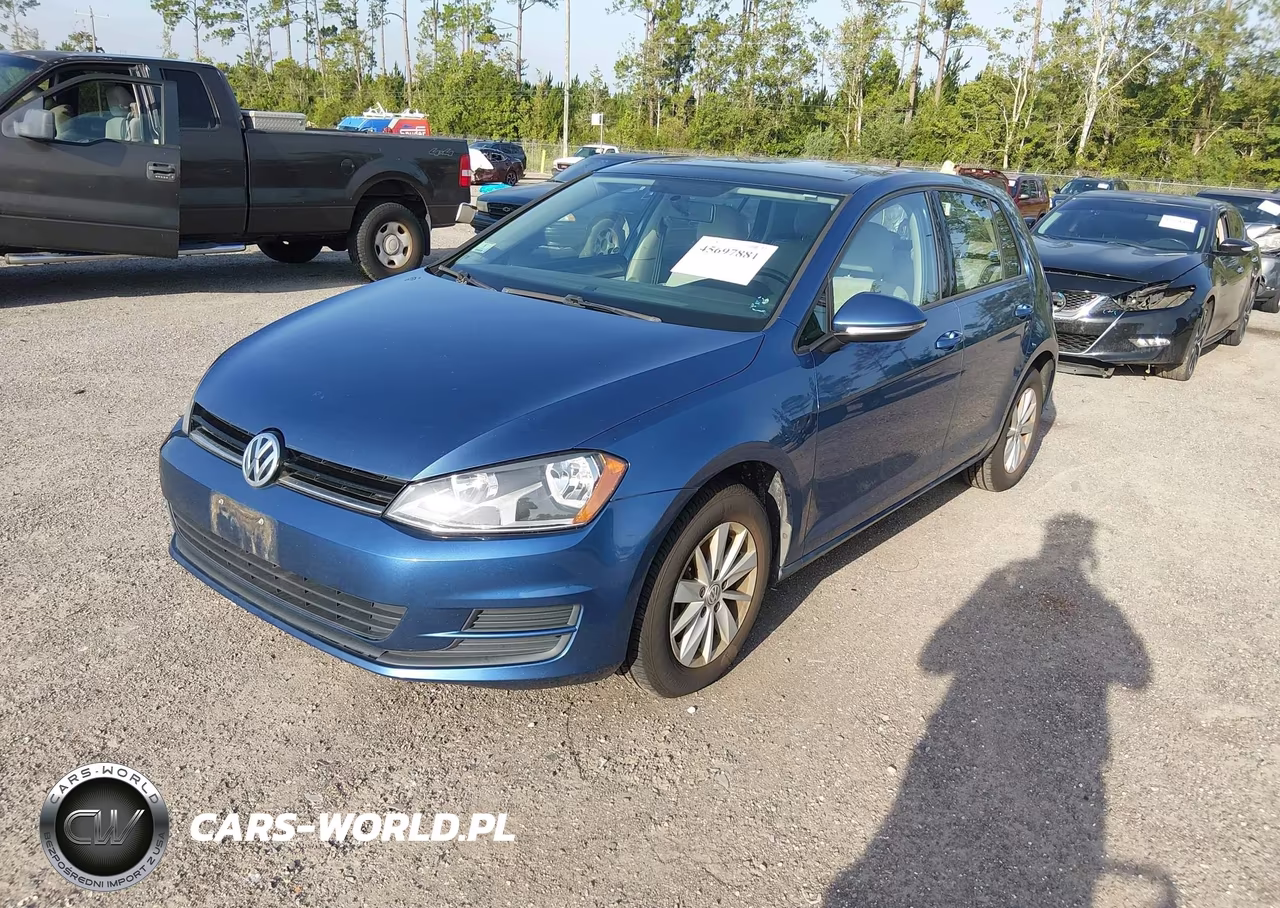 2016 Volkswagen Golf Tsi S 4-Door VIN:3VW217AU9GM023457 - 2