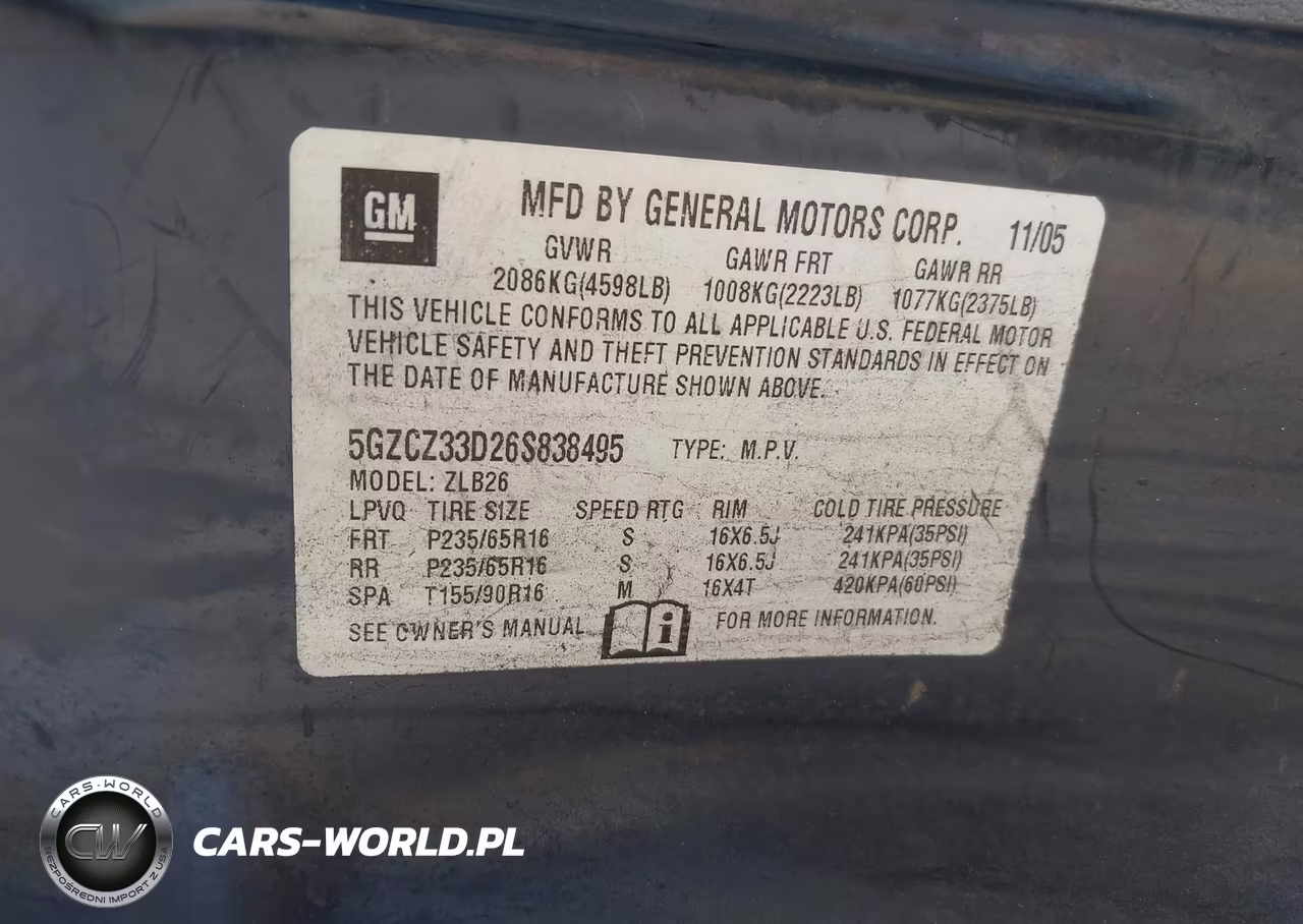 2006 Saturn Vue 4 Cyl VIN:5GZCZ33D26S838495 - 9