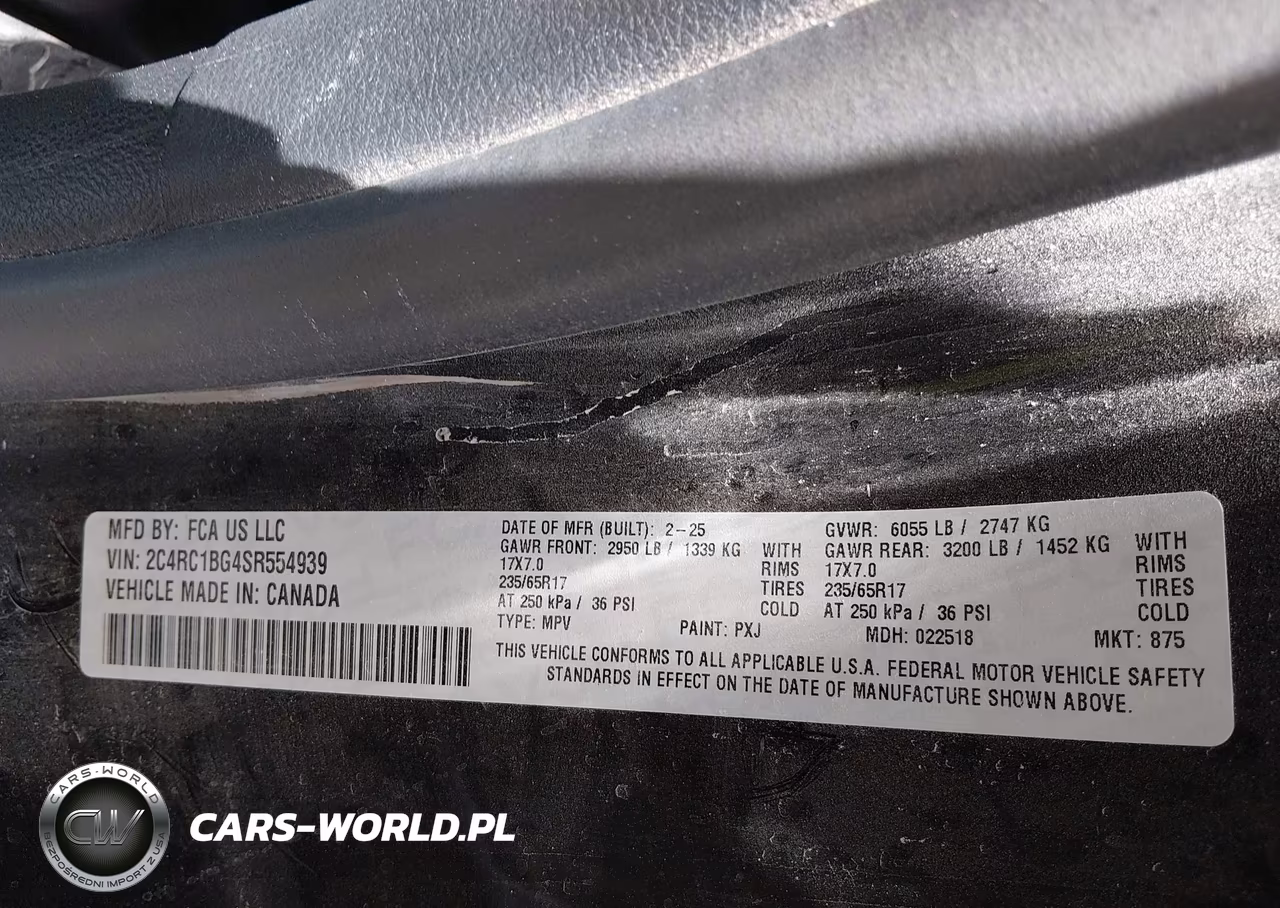 2025 Chrysler Pacifica Select VIN:2C4RC1BG4SR554939 - 9