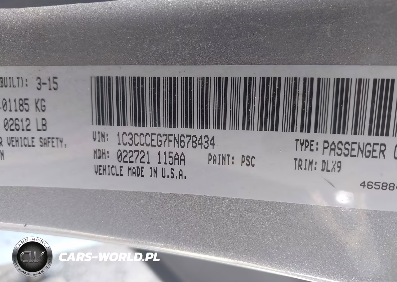 2015 Chrysler 200 C VIN:1C3CCCEG7FN678434 - 9