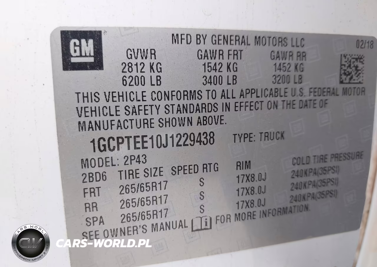 2018 Chevrolet Colorado Zr2 VIN:1GCPTEE10J1229438 - 9