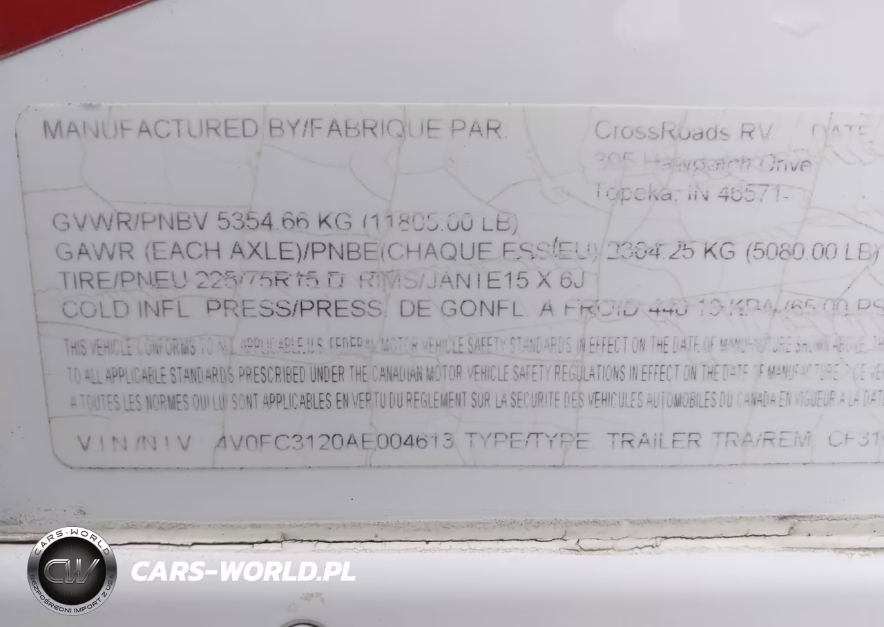 2010 Crossroads Cruiser 31Qb VIN:4V0FC3120AE004613 - 9