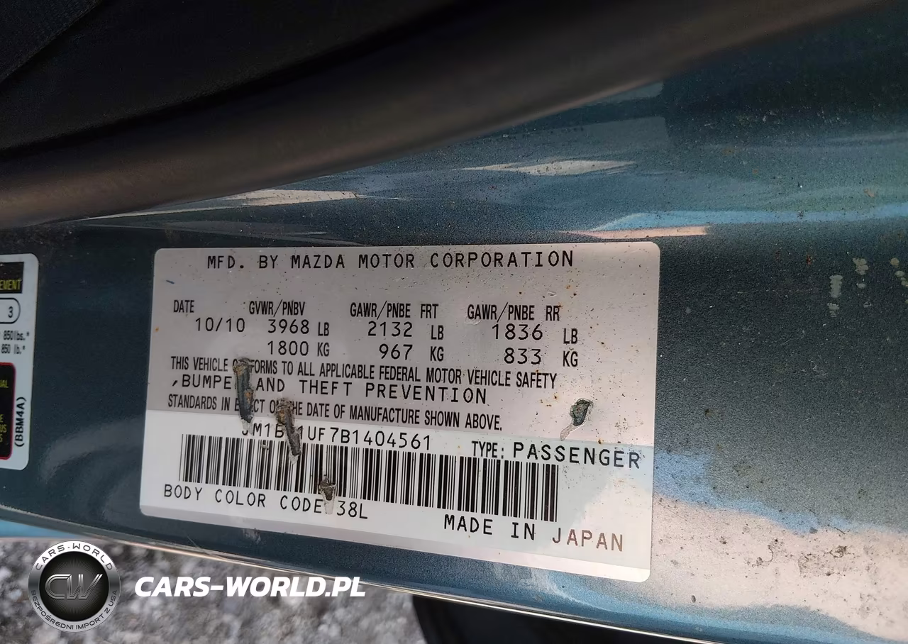 2011 Mazda Mazda3 I Sport VIN:JM1BL1UF7B1404561 - 9