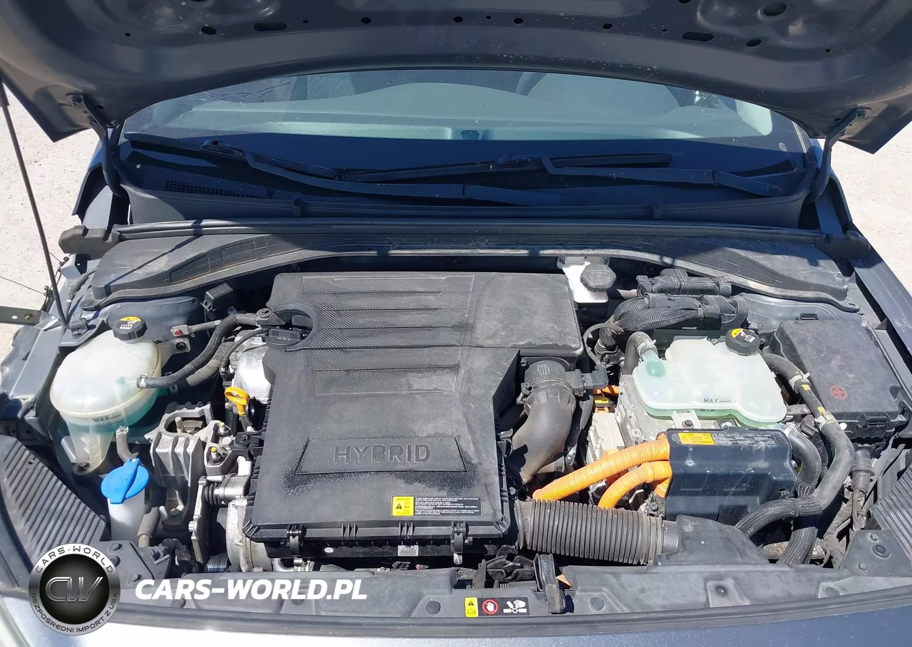 2017 Hyundai Ioniq Hybrid Blue VIN:KMHC65LC7HU025136 - 10