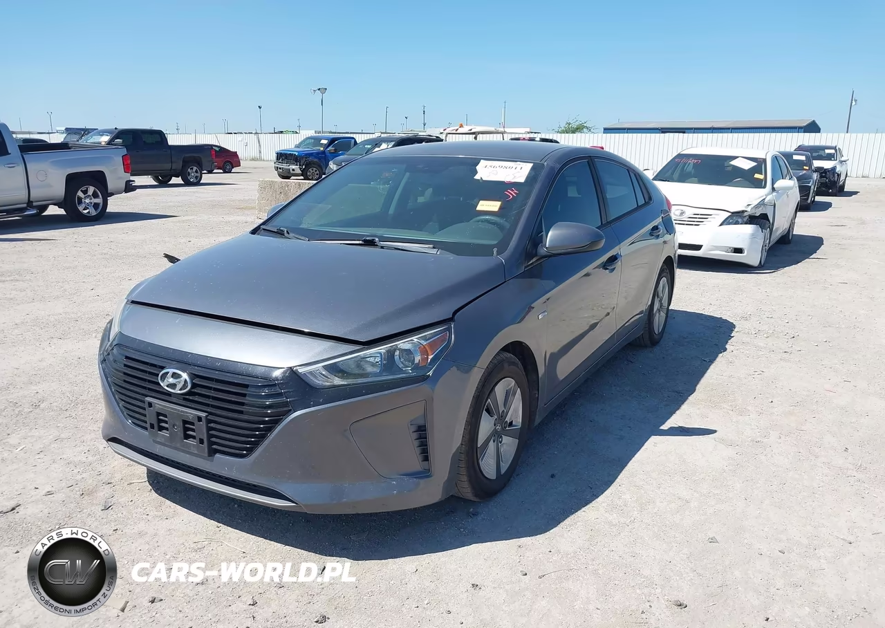 2017 Hyundai Ioniq Hybrid Blue VIN:KMHC65LC7HU025136 - 2