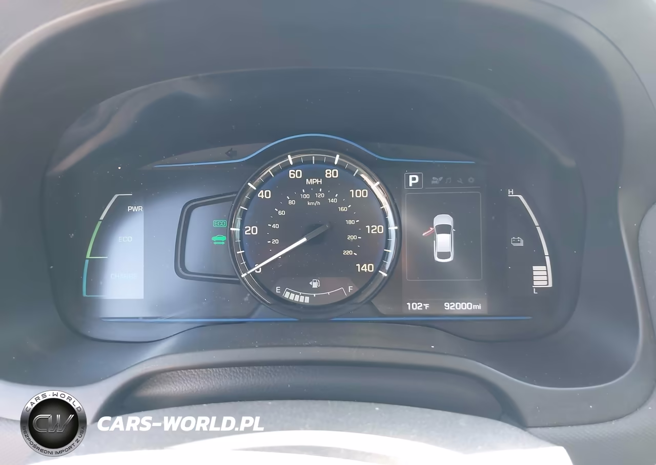 2017 Hyundai Ioniq Hybrid Blue VIN:KMHC65LC7HU025136 - 7