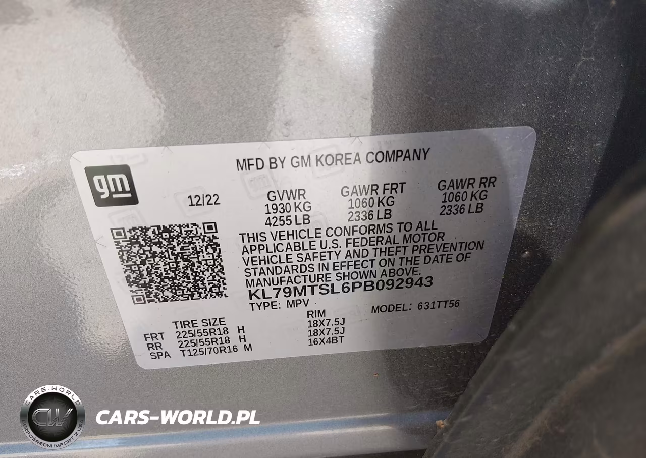 2023 Chevrolet Trailblazer Fwd Rs VIN:KL79MTSL6PB092943 - 9