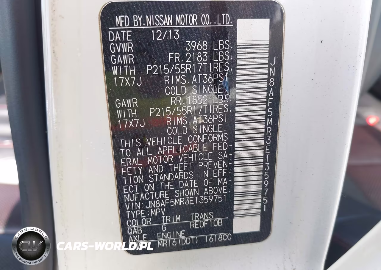 2014 Nissan Juke Sl VIN:JN8AF5MR3ET359751 - 9