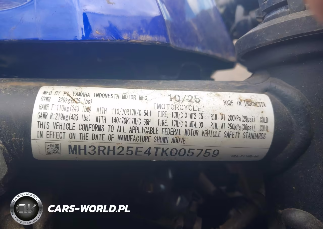 2026 Yamaha Yfz320 A VIN:MH3RH25E4TK005759 - 10