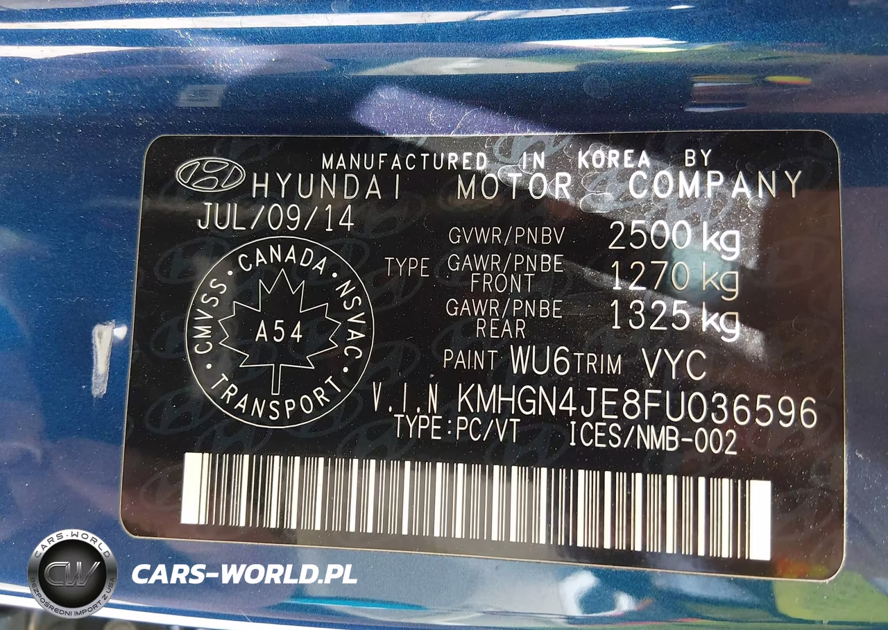 2015 Hyundai Genesis 3.8 Technology VIN:KMHGN4JE8FU036596 - 9