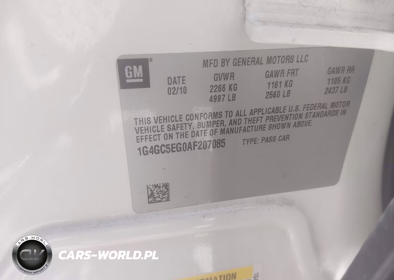 2010 Buick Lacrosse Cxl VIN:1G4GC5EG0AF207085 - 9