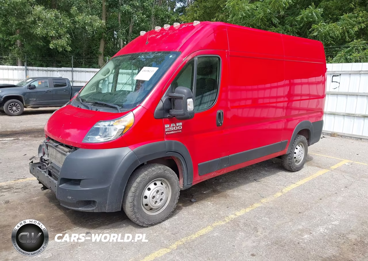 2020 Ram Promaster 2500 High Roof 136 Wb VIN:3C6TRVCG9LE124439 - 2