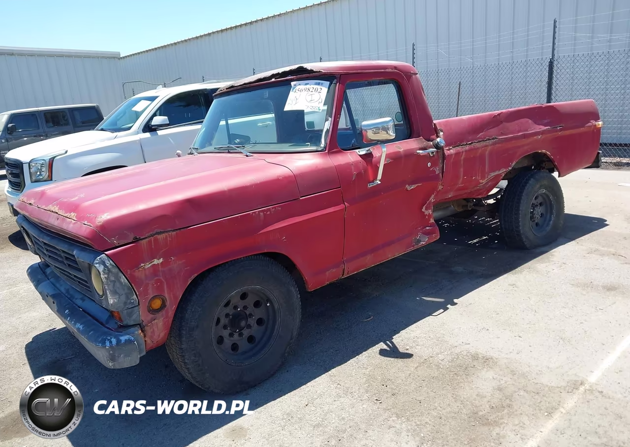 1970 Ford F-250 VIN:000000F25YRH10539 - 2