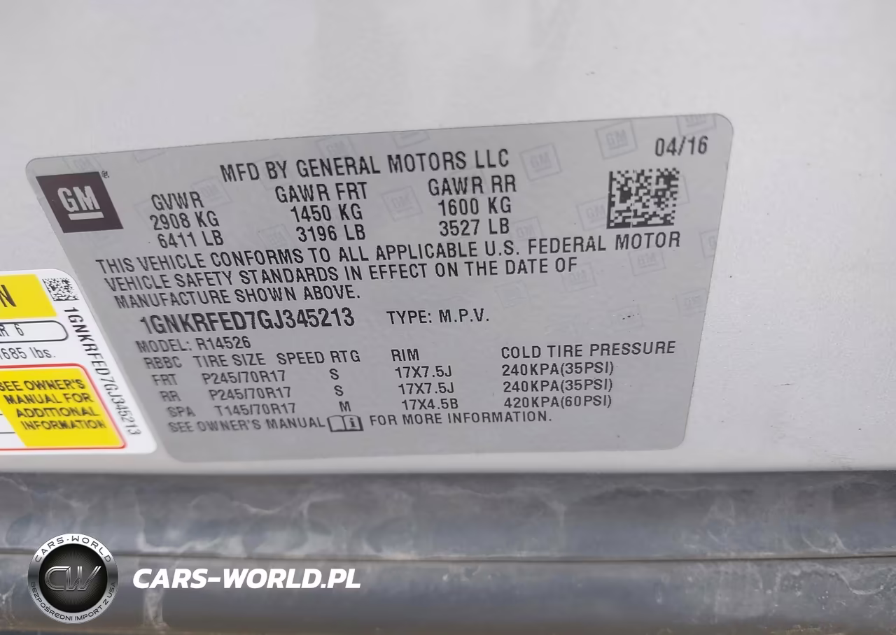 2016 Chevrolet Traverse Ls VIN:1GNKRFED7GJ345213 - 9
