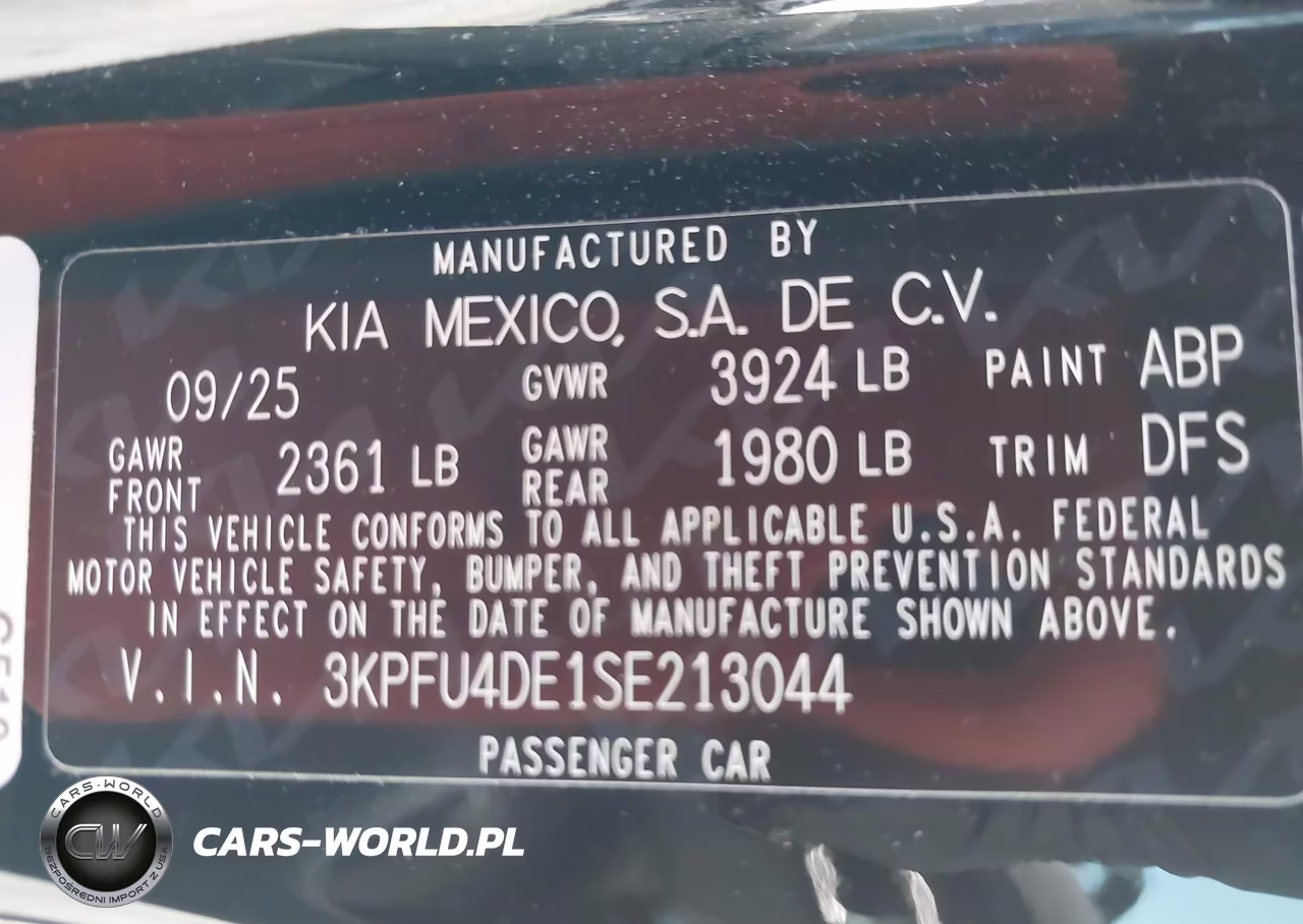 2025 Kia K4 Ex VIN:3KPFU4DE1SE213044 - 9