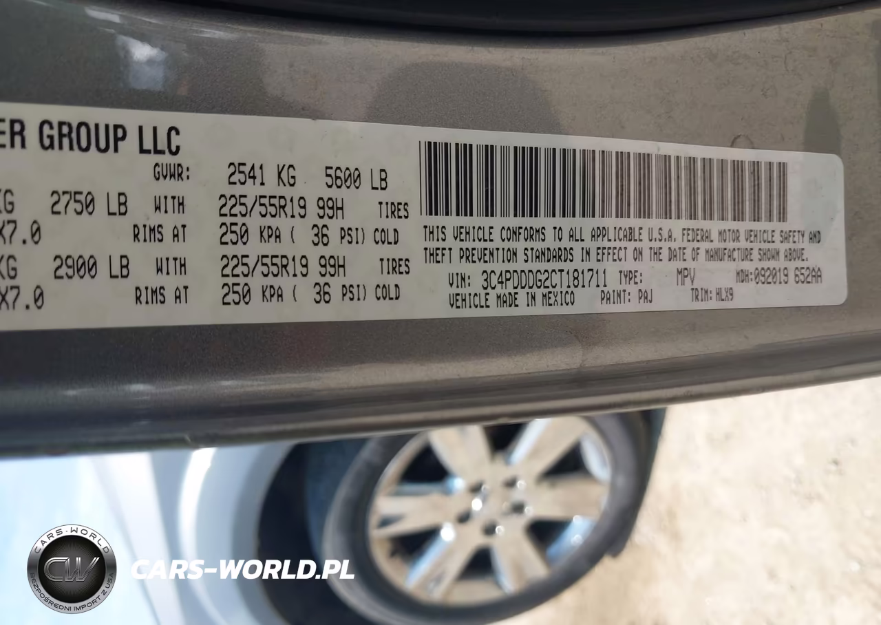 2012 Dodge Journey Crew VIN:3C4PDDDG2CT181711 - 9