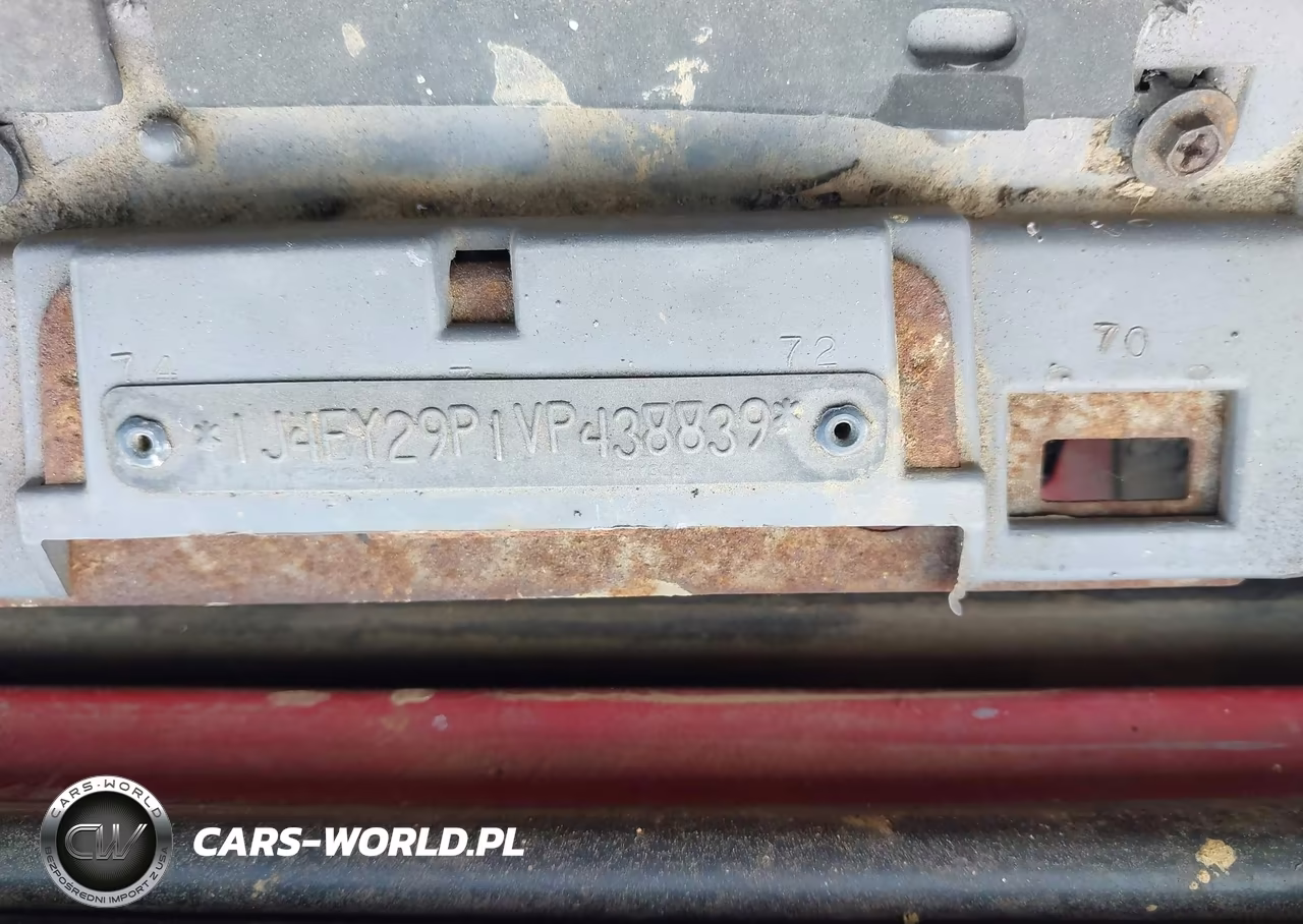 1997 Jeep Wrangler Se VIN:1J4FY29P1VP438839 - 9