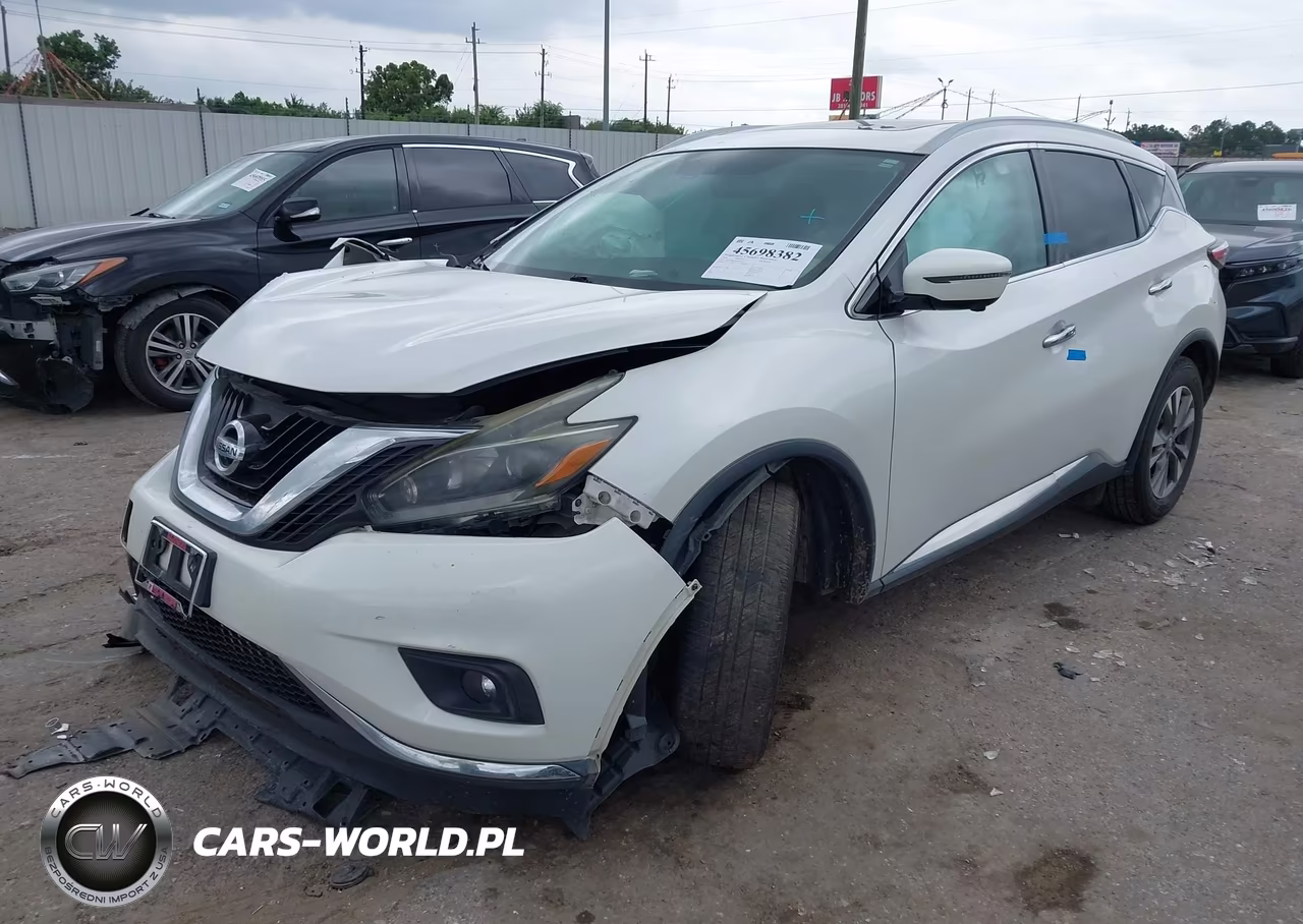 2018 Nissan Murano Sl VIN:5N1AZ2MG4JN156376 - 2