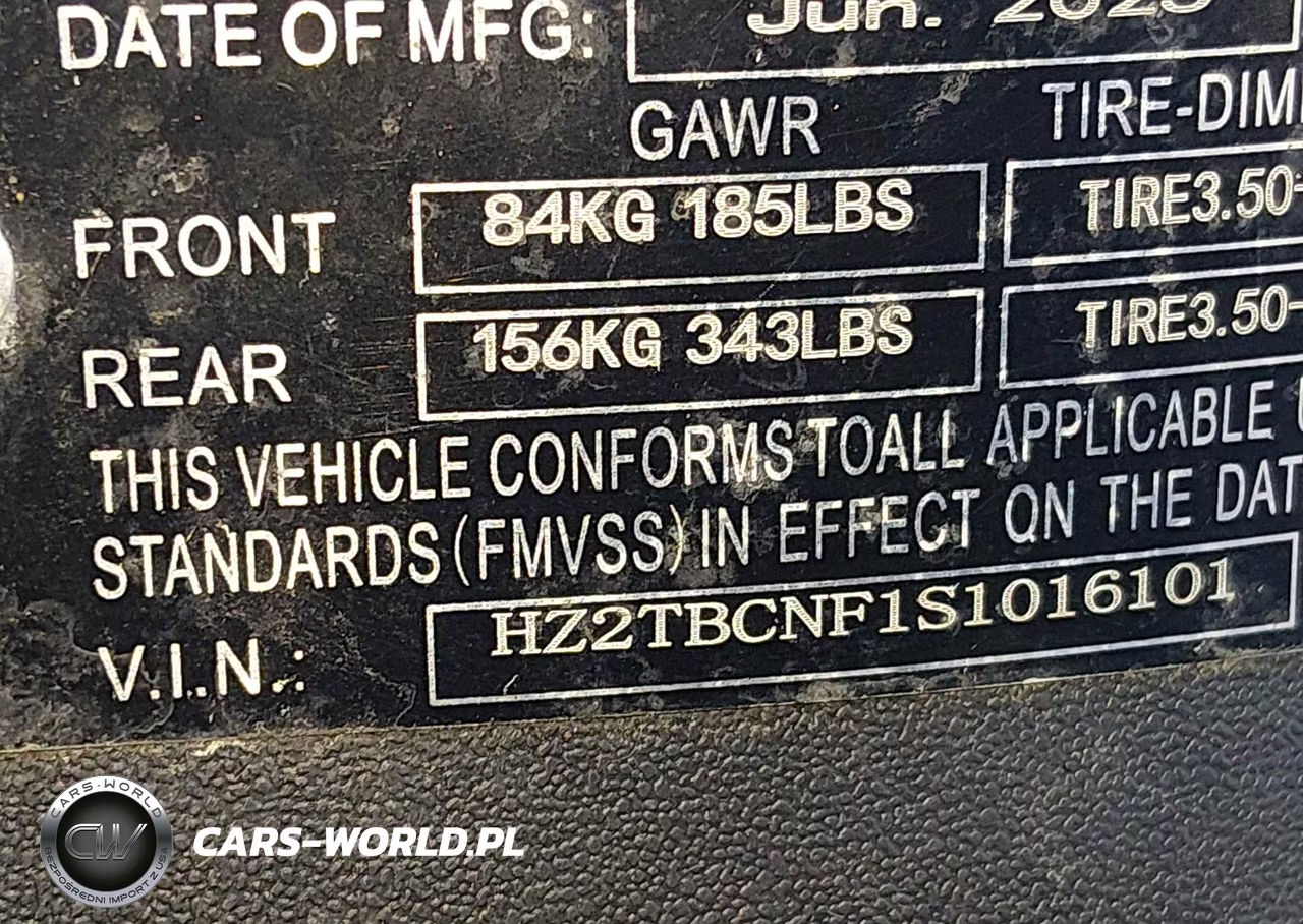 2025 Fly Wing Tank VIN:HZ2TBCNF1S1016101 - 10