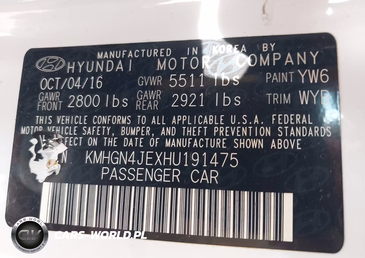 2017 Genesis G80 3.8 VIN:KMHGN4JEXHU191475 - 9