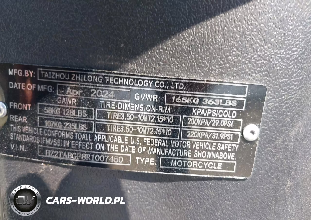 2024 Zhilong Ky6 VIN:HZ2TABGF8R1007450 - 10