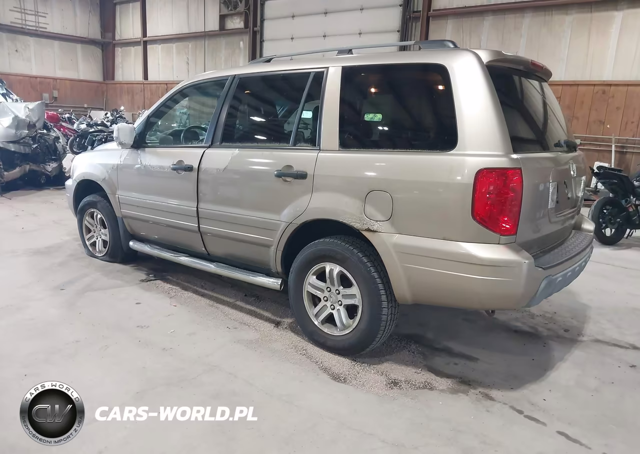 2004 Honda Pilot Ex-L VIN:2HKYF18534H614637 - 3