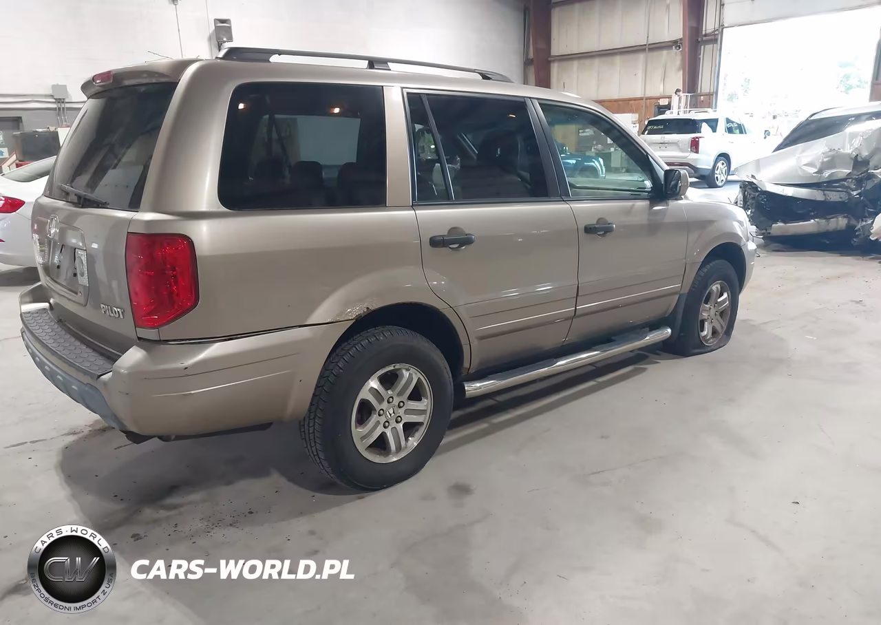 2004 Honda Pilot Ex-L VIN:2HKYF18534H614637 - 4