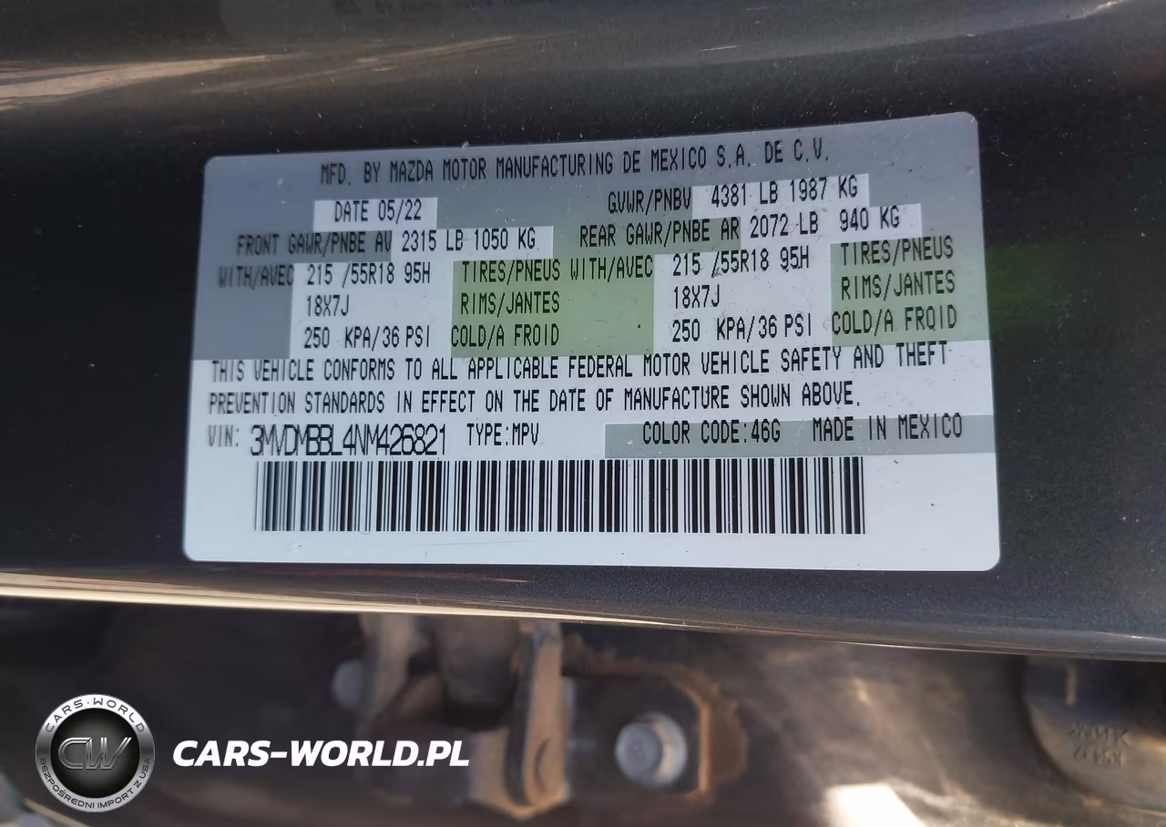2022 Mazda Cx-30 Select VIN:3MVDMBBL4NM426821 - 9
