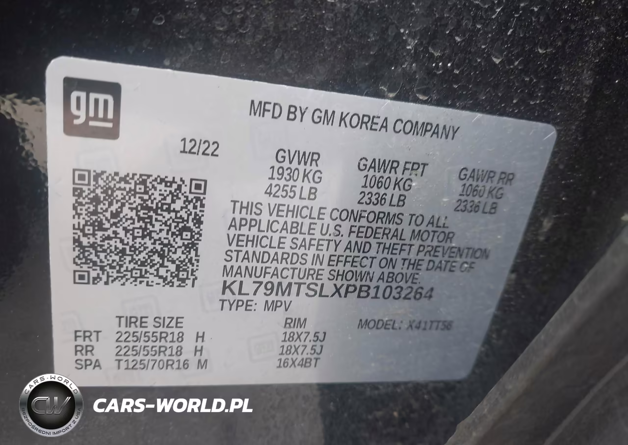 2023 Chevrolet Trailblazer Rs VIN:KL79MTSLXPB103264 - 9