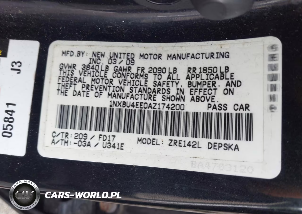 2010 Toyota Corolla S VIN:1NXBU4EE0AZ174200 - 9