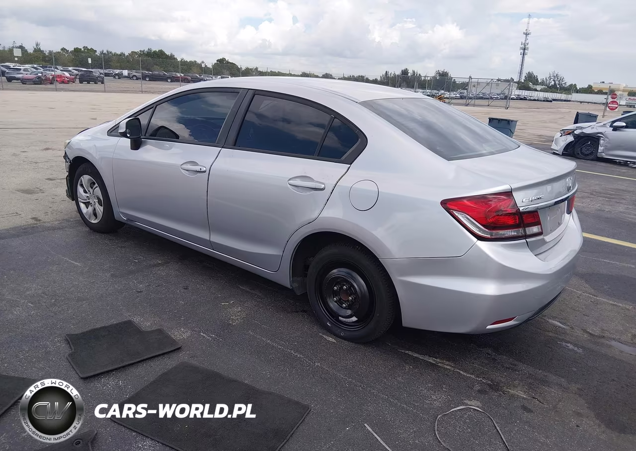 2013 Honda Civic Lx VIN:19XFB2F51DE080599 - 3