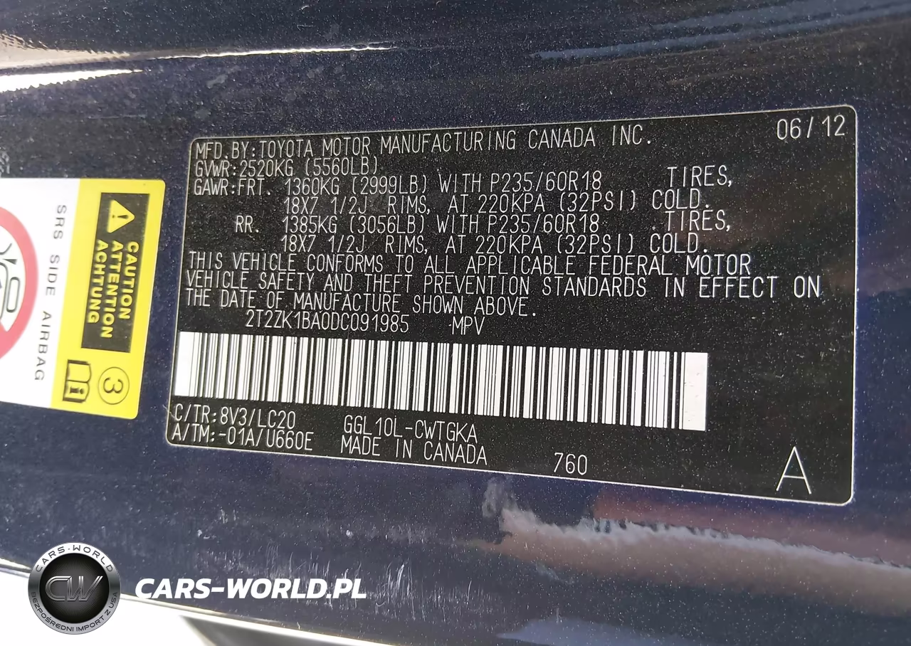 2013 Lexus Rx 350 VIN:2T2ZK1BA0DC091985 - 9